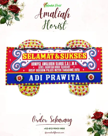 Papan Bunga Ucapan Selamat Ambal